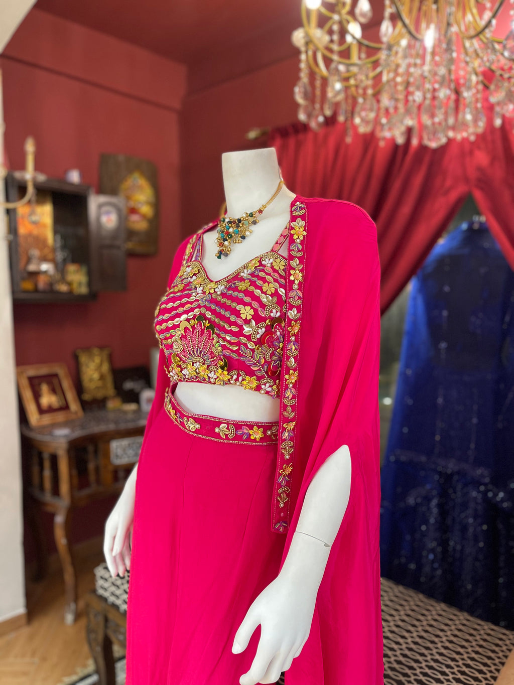 Rani Co-Ord Set with Shrug X Meggha Bhatti
