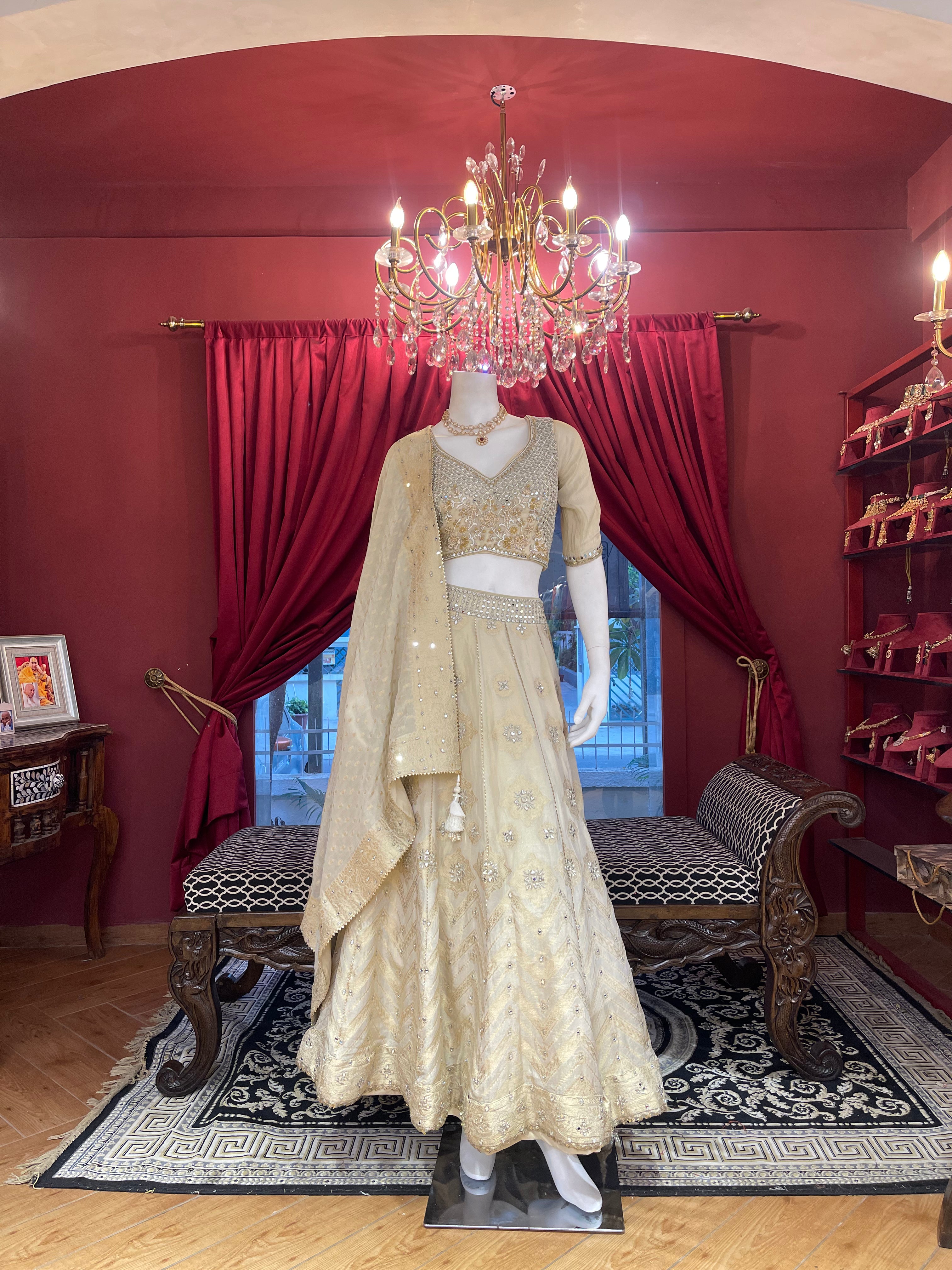 Ivory Noor Banarasi Set