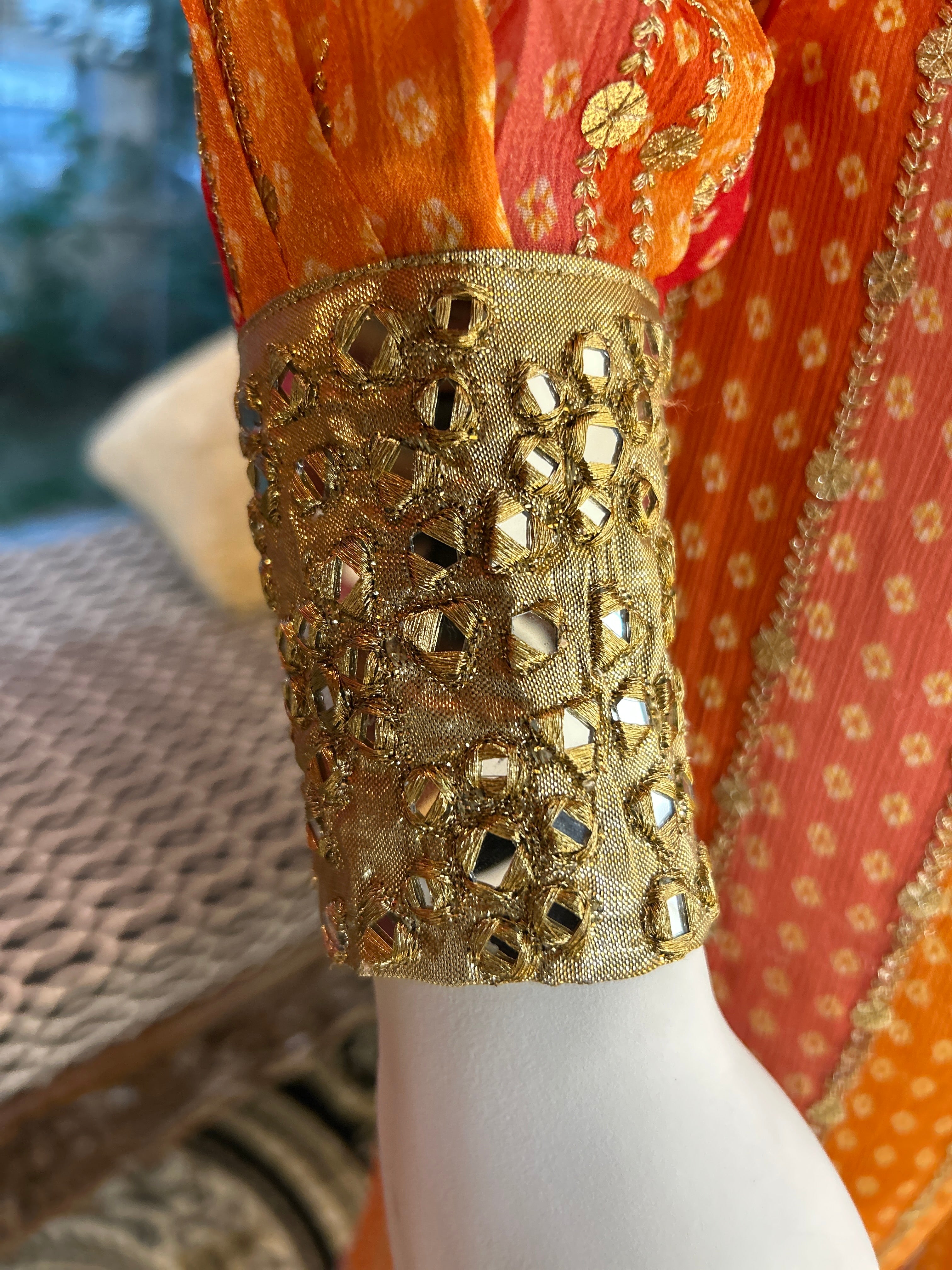 Rust Orange Festive Co-ord Set