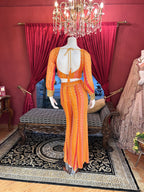 Rust Orange Festive Co-ord Set X Orepiya