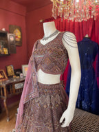 Mauve Dusk Sequin Bead Work Set