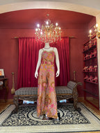 Multi-Color Floral Print Printed Jumpsuit