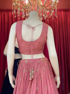 Pink Peacock Garden Lehenga X Devanshi