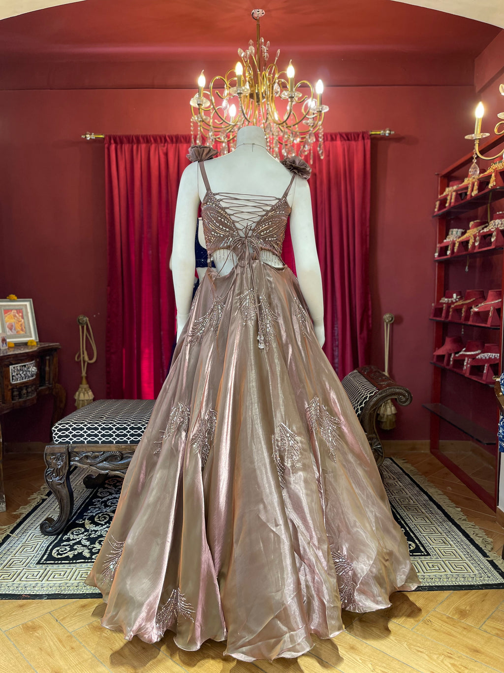 Stardust Flower Ball Gown