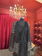 Midnight Drape with Statement Jacket