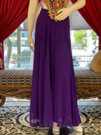Purple Mirror Work Plazzo Set X Orepiya