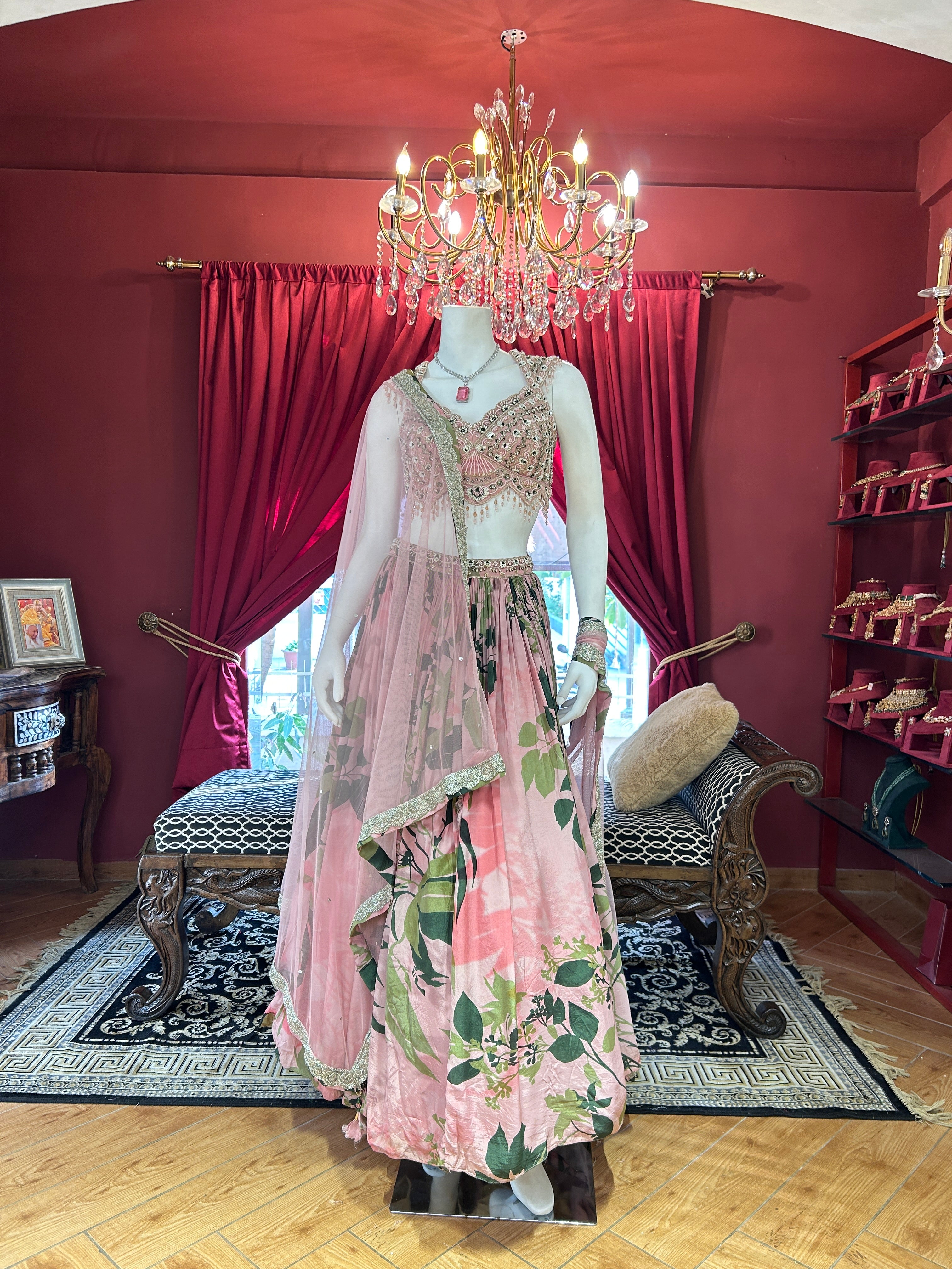 Blush Garden Lehenga Set