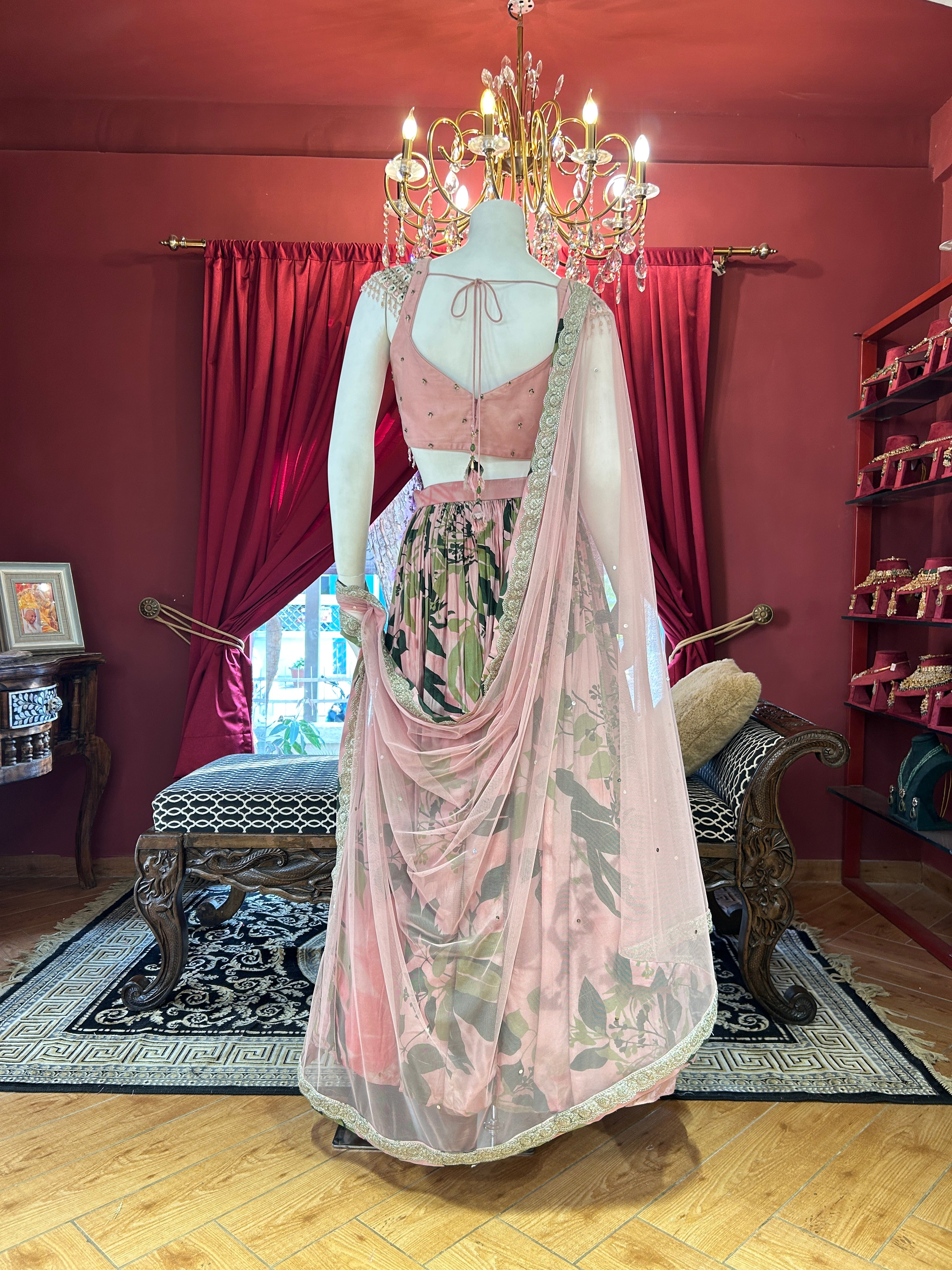 Blush Garden Lehenga Set