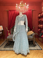Pastel Blue Lehenga