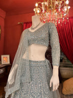 Pastel Blue Lehenga
