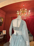 Pastel Blue Lehenga