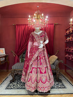 Rani Bridal Zardozi Work Lehenga