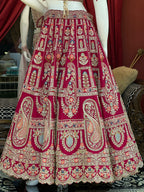 Rani Bridal Zardozi Work Lehenga