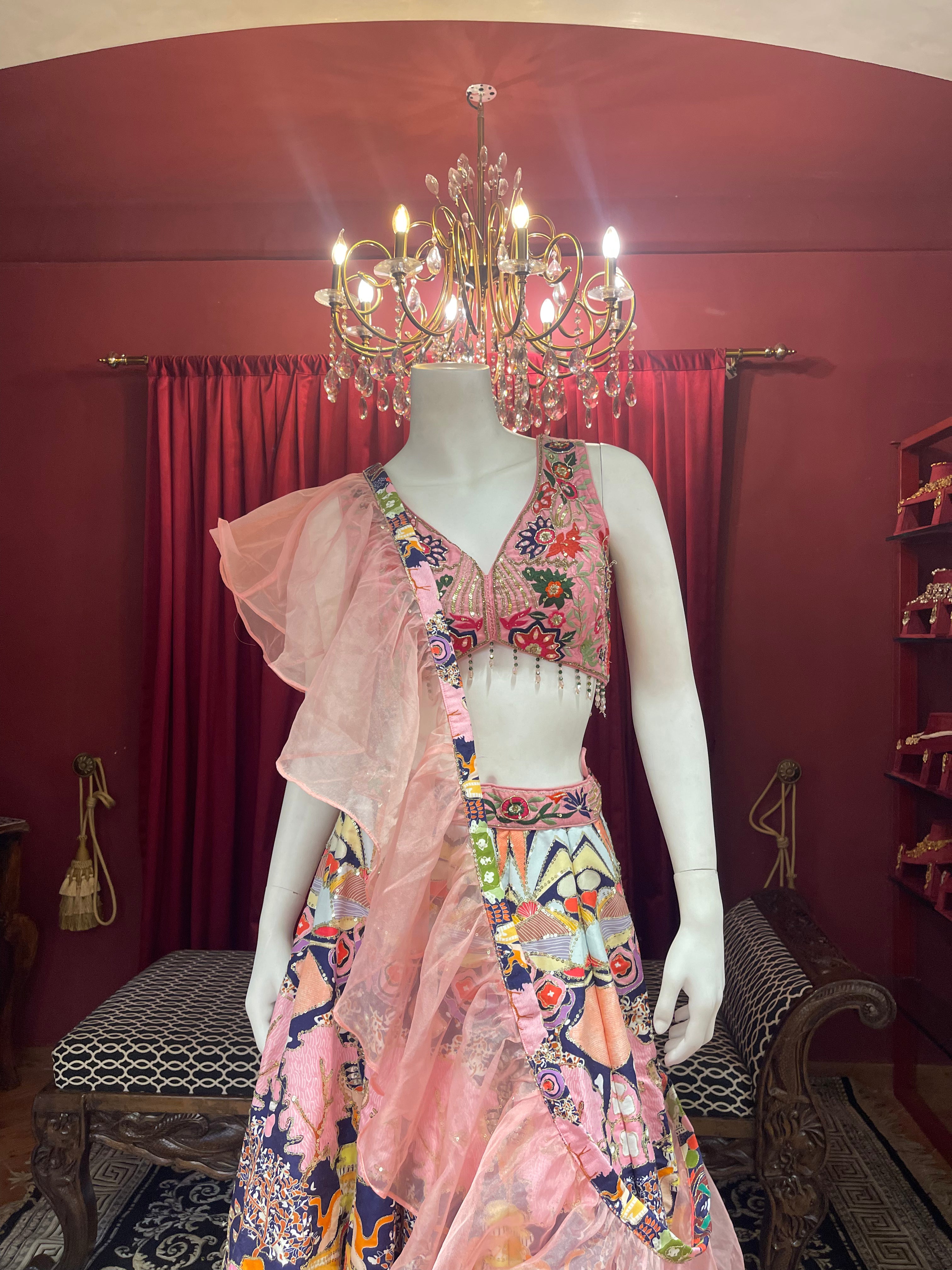 Colourful Carnival Lehenga
