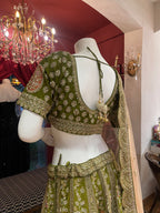Green Asopalav Lehenga