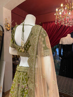 Green Asopalav Lehenga