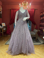 Onion Net Full Sleeves Gown