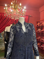Blue Full Sleeves Gown