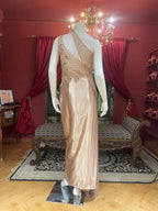 Golden One Shoulder Gown