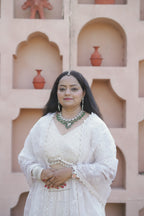 Ivory Heritage Hand-Embroidered Lahenga Set