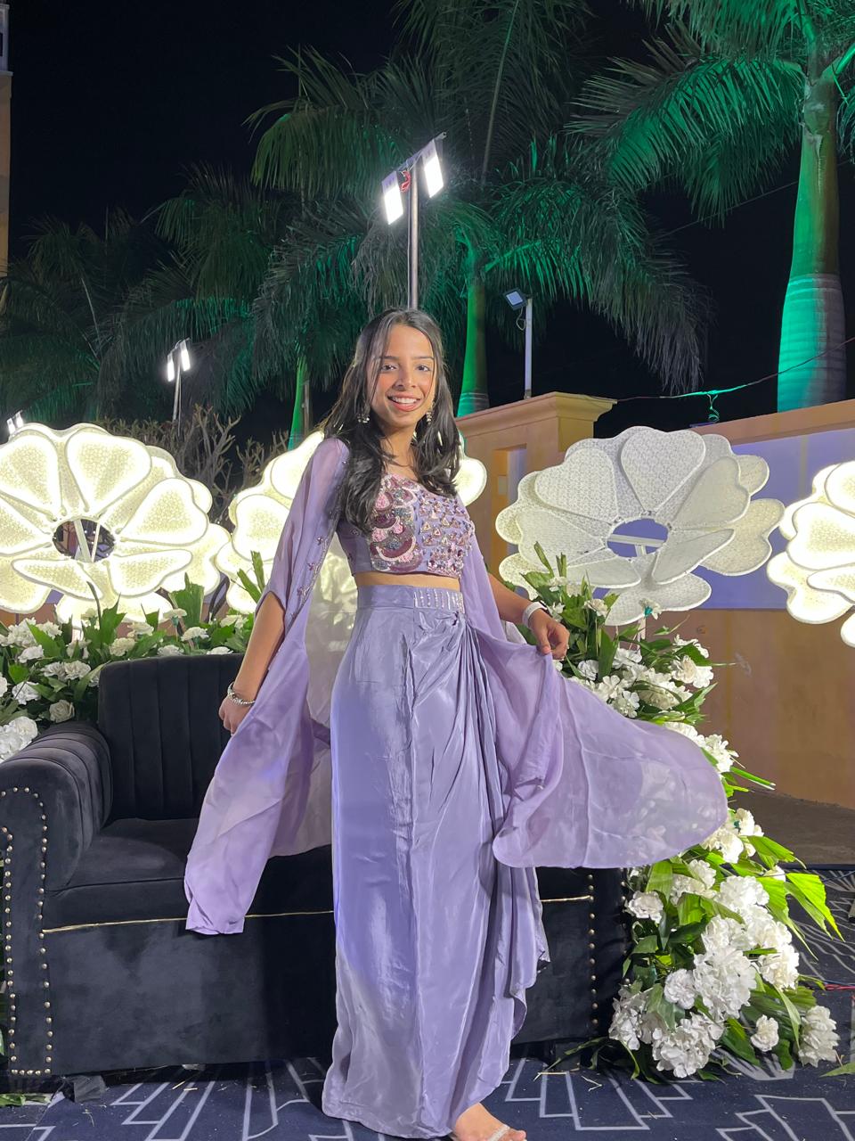 Lilac Drape Co-ord Set