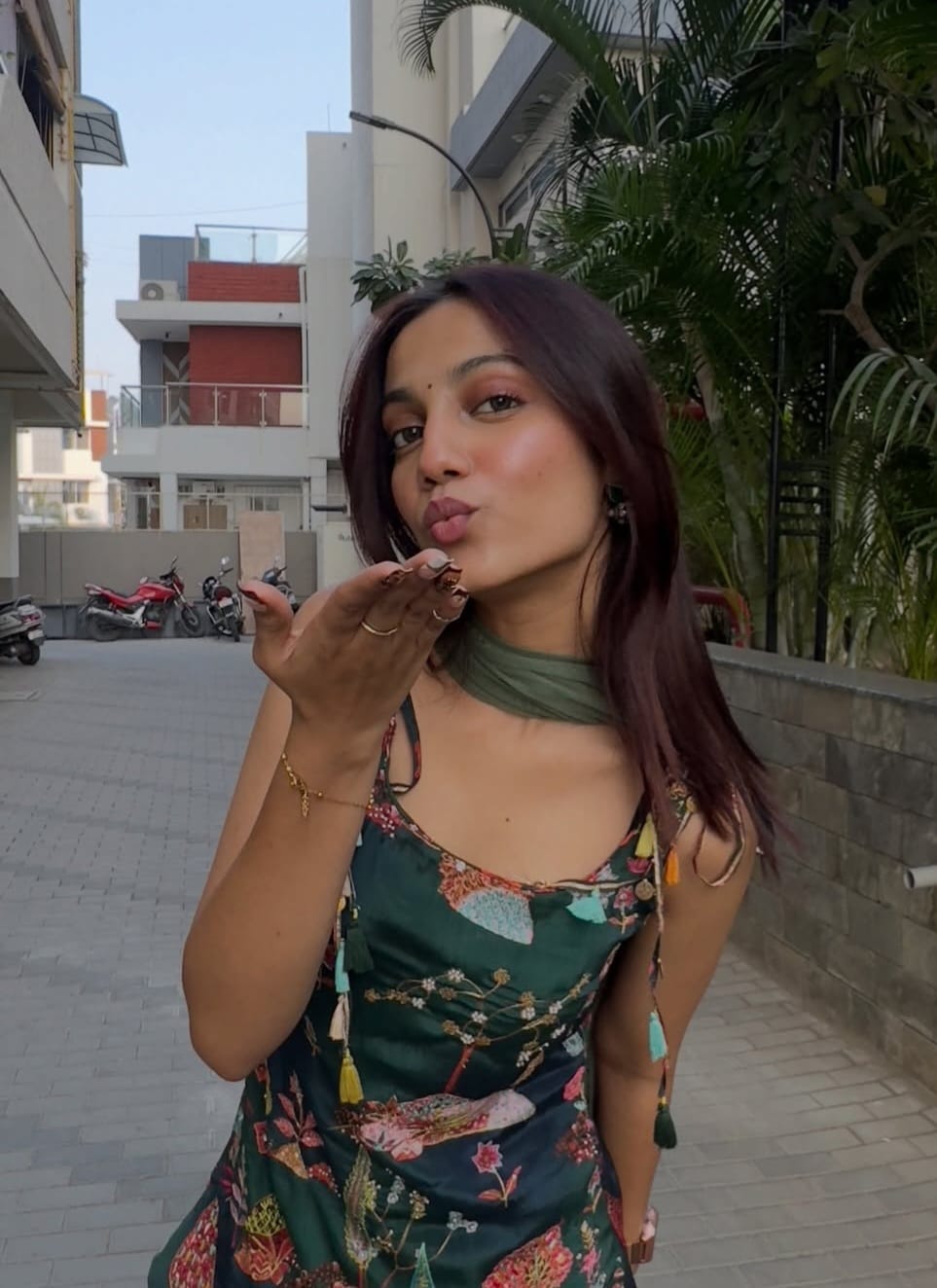 Green Printed Co-ord Set