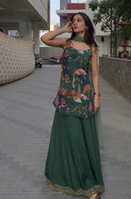 Green Printed Co-ord Set